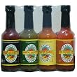 Dave's Top Four Hot Sauce Sampler with Insanity Sauce. The Best Way to Sample the World Famous Dave's Insanity Sauce Along Side Three Other Top Selling Dave's Gourmet Hot Sauces. A Great Gift Set and Fun To Eat and Cook. New Reduced Shipping!!