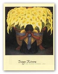 The Flower Vendor, 1942 by Diego Rivera 30"x30" Art Print Poster