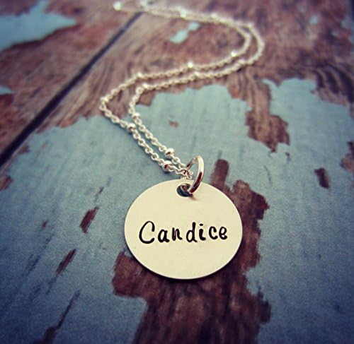 Hand Stamped Name Necklace