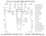 VOLVO S80 2008-UP Cabernet Burl Factory Match Wood Dash Trim Kit 26pcs