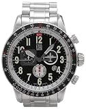 ESQ by Movado Men's Beacon Stainless Steel Bracelet Black Dial Watch #07301236