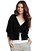 Cluny Women's V-Neck Cardigan, Black, Small