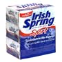 Irish Spring Deodorant Soap, Sport with Antibacterial Odor Protection, 3 - 4.5 oz (127 g) bars [13.5 oz (382 g)]