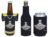 Boston Bruins 2011 NHL Stanley Cup Champions Bottle Suit, Can & Bottle Jersey Koozie Cooler Fan Set