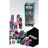 Talicor Stack Giant Deluxe Dice Game Purple Black Pink