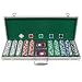 500 11.5G Holdem Poker Chip Set w/Aluminum Case (fls)