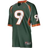 Nike Miami Hurricanes #9 Green Replica Football Jersey