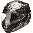 Fly Racing Paradigm Classic Adult On-Road Motorcycle Helmet - Black/Silver