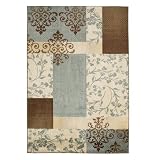 Home Floral Rug - Blue (5x8')