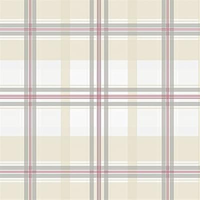 Patton KE29913 Country Plaid Wallpaper, Grey