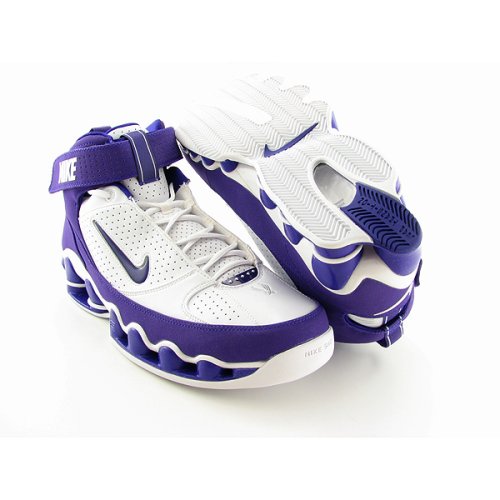 Nike Basketball Shoes-NIKE Shox UPS TB Basketball Purple White Shoes Mens 14-Mens Nike Basketball Shoes-Mens Basketball Shoes