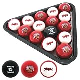 Maryland Terrapins College Logo Pool Balls Set