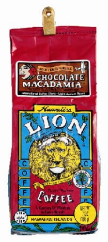 ハワイ大人気 ライオンコーヒー チョコレートマカダミア フレーバー・粉(198g・袋)