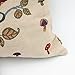 Uniifurn Decorative Square Throw Pillow Cover Pillowcase Cushion Cover 20x20 Inches, Jacquard Cute Owl on Both Sides (Three Owls)
