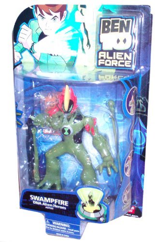 Ben 10 Alien Force 6 Inch Tall DNA Alien Heroes Action Figure SWAMPFIRE with Swamp Slime Shooter and Missile Launcher 51oGuyf9F1L Ben 10 Alien Force 6 Inch Tall DNA Alien Heroes Action Figure SWAMPFIRE with Swamp Slime Shooter and Missile Launcher