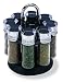 Olde Thompson 8-Jar Chrome Carousel Spice Rack