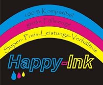 Happy-Ink - cyan blau blue Tintenpatrone Druckerpatrone Patrone Cartdridge kompatibel zu Epson (T0712) S 20, SX 100, SX 105, SX 200, SX 205, SX 400, SX 405