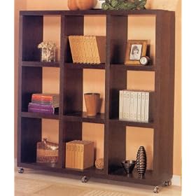 Bookcase In Cappuccino Finish by AtHomeMart