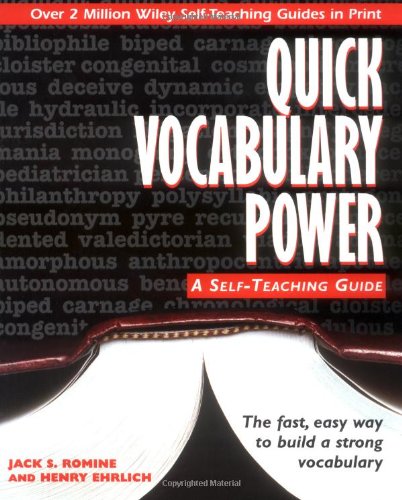 Quick Vocabulary Power: A Self-Teaching Guide