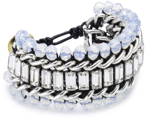 Sweet Deluxe Damen-Armband Bea schwarz/opal 18-20 cm 00114 Preisvergleich