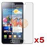 5 x Invisible Screen Protector Shields for Samsung Galaxy S 2 GT-i9100