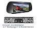 Produkt-Bild: 17,8cm (7 ZOLL) Auto R&uuml;ckspiegel + R&uuml;ckfahrkamera im Nummernschild