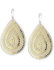 Anna Beck Designs "Lombok" 18k Gold-Plated Teardrop Earrings