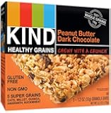 KIND Healthy Grains Healthy Grains Granola Bars, Peanut Butter Dark Chocolate, 5 Count