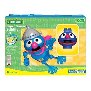 Sesame Street Grover Super Grover Building Set by K'Nex