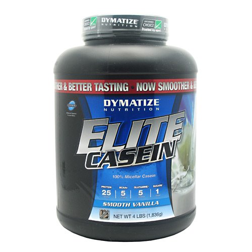 Dymatize Elite Casein Smooth Vanilla -- 4 lbs Dymatize Elite Casein Smooth Vanilla -- 4 lbs