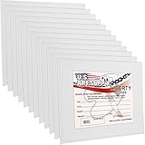 US Art Supply&reg; 4 X 4 inch Professional Quality Acid Free Canvas Panels 12-Pack - Great for Students and Professional Artists (1 Full Case of 12 Single Canvas Panels)