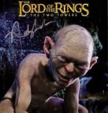 Andy Serkis autographed Lord of the Rings Gollum 8x8 magazine photo