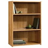 Sauder Beginnings 3-Shelf Bookcase, Highland Oak