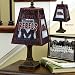NCAA Mississippi Rebels Art-Glass Table Lamp -
