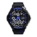 Bessky? Multi Function Military Sports LED Analog Digital Waterproof Alarm Watch (Blue)