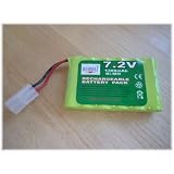 ニッケル水素電池パック (ni-mh)ホビー用充電池 7.2V 1300mah/ニッケル水素で繰り返し使える。 [a199]