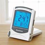 IMAGE OF Bright Backlight Travel Alarm Clock With Temperature