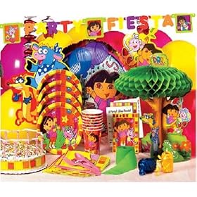 Dore the Explorer Star Catcher 350 ++Piece Party Pack for 8 Guest