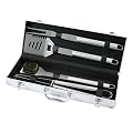 Top Star 291333 Edelstahl-Grillbesteck 4-teilig im Alukoffer 43 cm