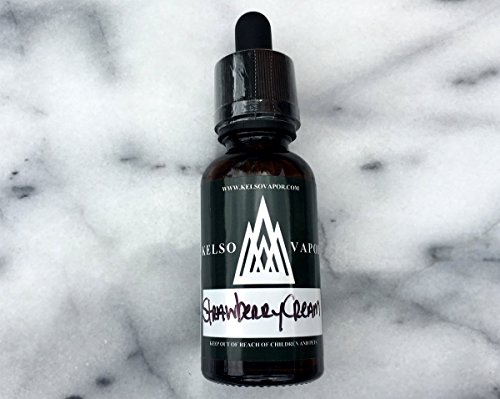 Kelso Vapor's Strawberry Cream 30ml; Premium eJuice / eLiquid
