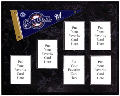 Milwaukee Brewers Mini Pennant Plaque (No Cards)