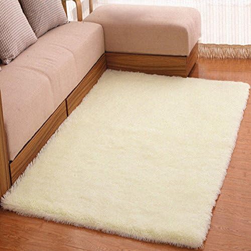 Prettyrug Ultra Soft 4.5 CM Thick Indoor Morden Area Rugs Pads for [Bedroom] [Livingroom] [Sitting-room] [Rugs] [Blanket] [Footcloth] [Blanket] [Footcloth] [Blanket] [Footcloth] (white, 5080)