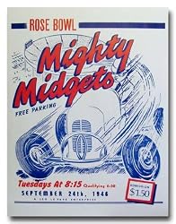 1946 Rose Bowl Mighty Midgets Poster Print