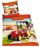 Eigenschaften Kids Best / Herding, 4464/30.050, Bettwäsche Kleiner Roter Traktor ( Kids Best ), Größe: 80/80 cm - 135/200 cm, Material: 100% Baumwolle ( Linon )