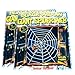 VANCHOR 5 X 5 Ft Black Giant Rope Spooky Spider Web for Halloween Party Decoration