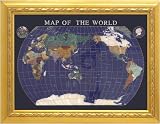 Piearth　ピィアーズ 宝石 世界マップシリーズ 87タイプ ラピス P87MAP-LPの画像