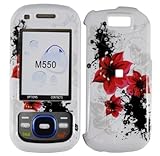 Red Lily Hard Case Cover for Samsung Exclaim M550