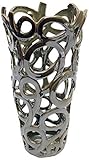 Design Toscano Okomi 12-Inch Hand-Crafted Ceramic Vase, Medium, Green [並行輸入品]