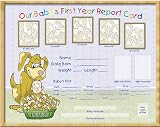 Baby Keepsake Book Frame - Ruffles the Dog (20x16)