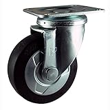 ナンシン 産業用キャスター ゴム(ベアリング入り) 100mm STC-100 VS